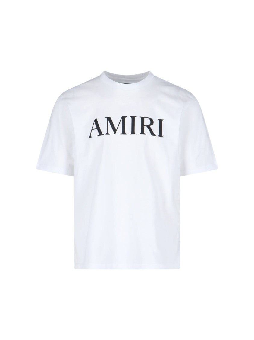 Amiri White Core Logo Cotton T-Shirt