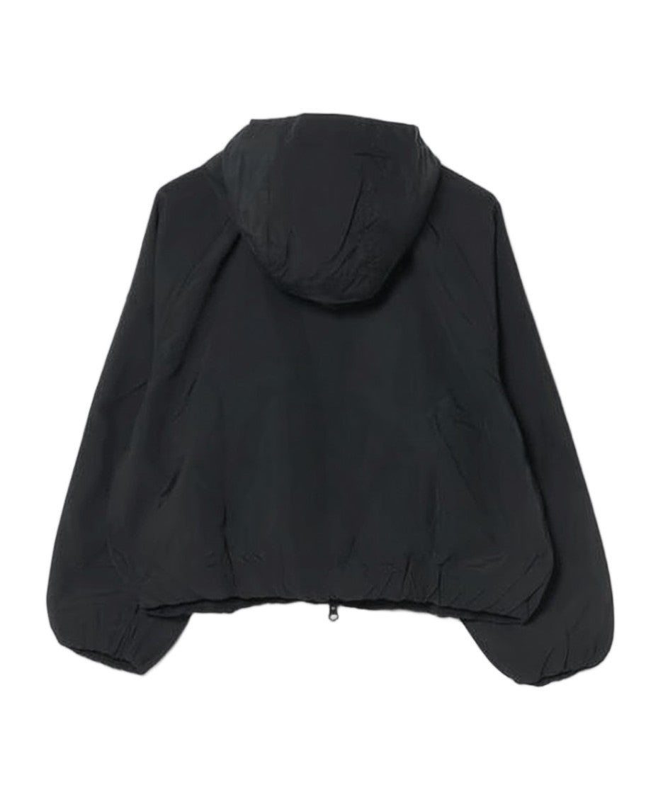 Nike Hooded Black Jacket With Subtle Logo
