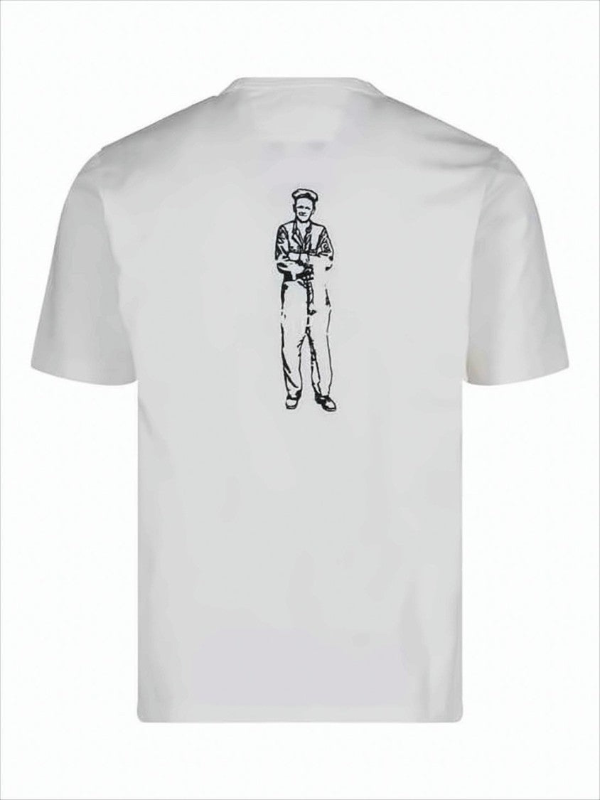 C.P. Company Minimalist Short-Sleeve T-Shirt With Embroidered Logo