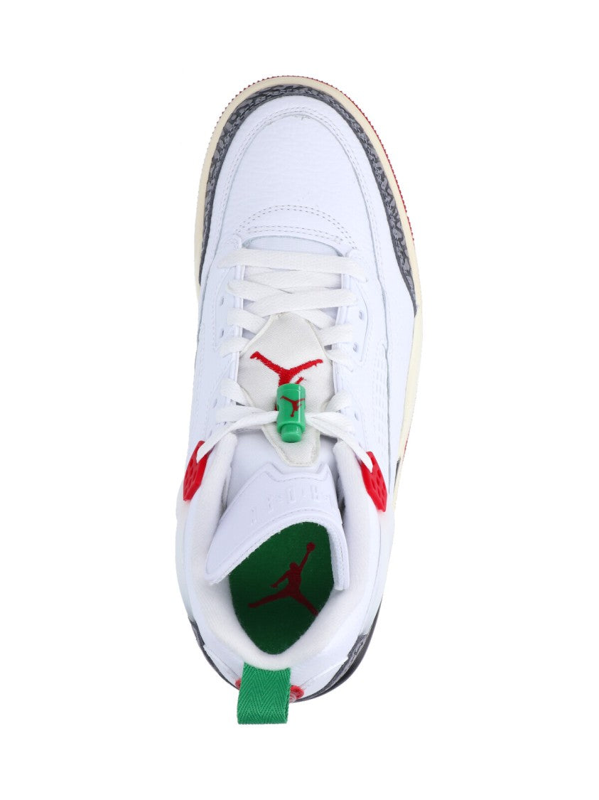 Nike "Jordan Spizike Low" Sneakers, In White Leather