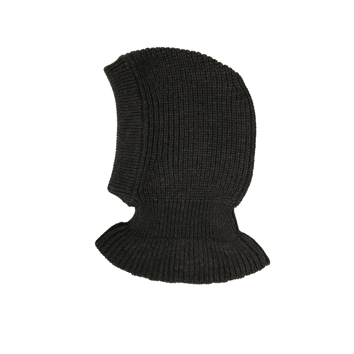 Lemaire Black Rib-Knit Balaclava