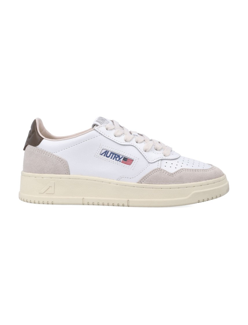 Autry Medalist Low Leather Suede Sneakers