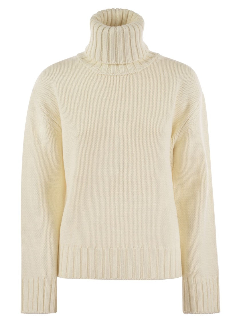 Fabiana Filippi Wool, Silk And Cashmere Blend Turtleneck Sweater