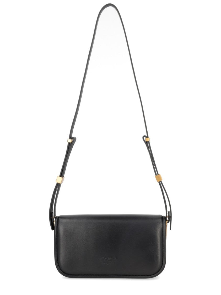 Pinko Love Gold Clasp Mini Shoulder Bag