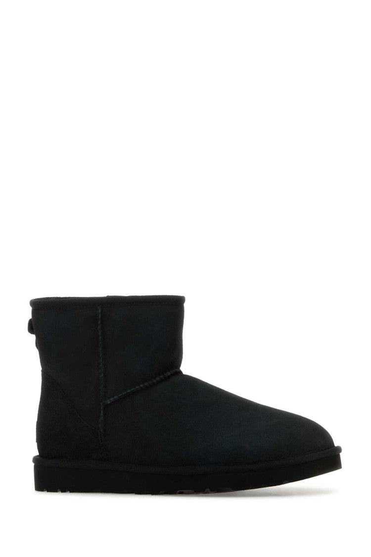 Ugg Black Suede Classic Mini Ii Ankle Boots