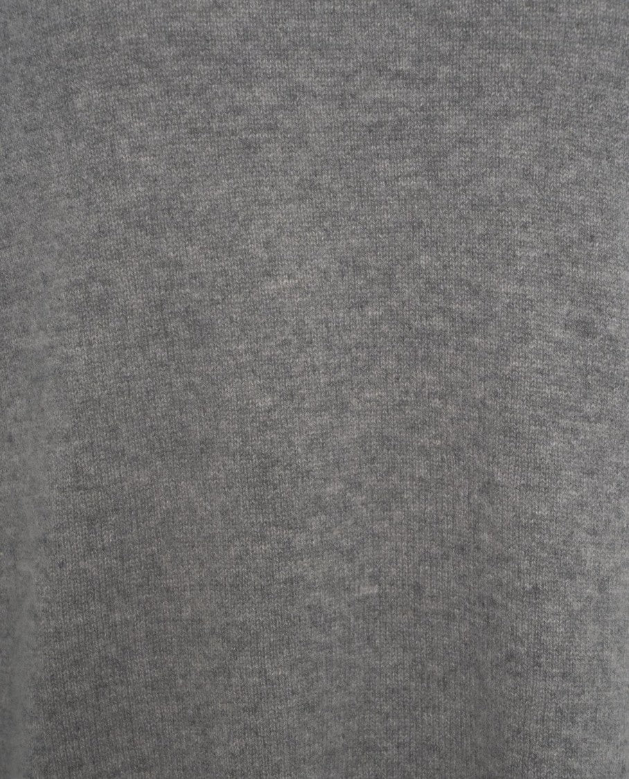 Mvm Oversized Turtleneck Sweater With Asymmetric Hem