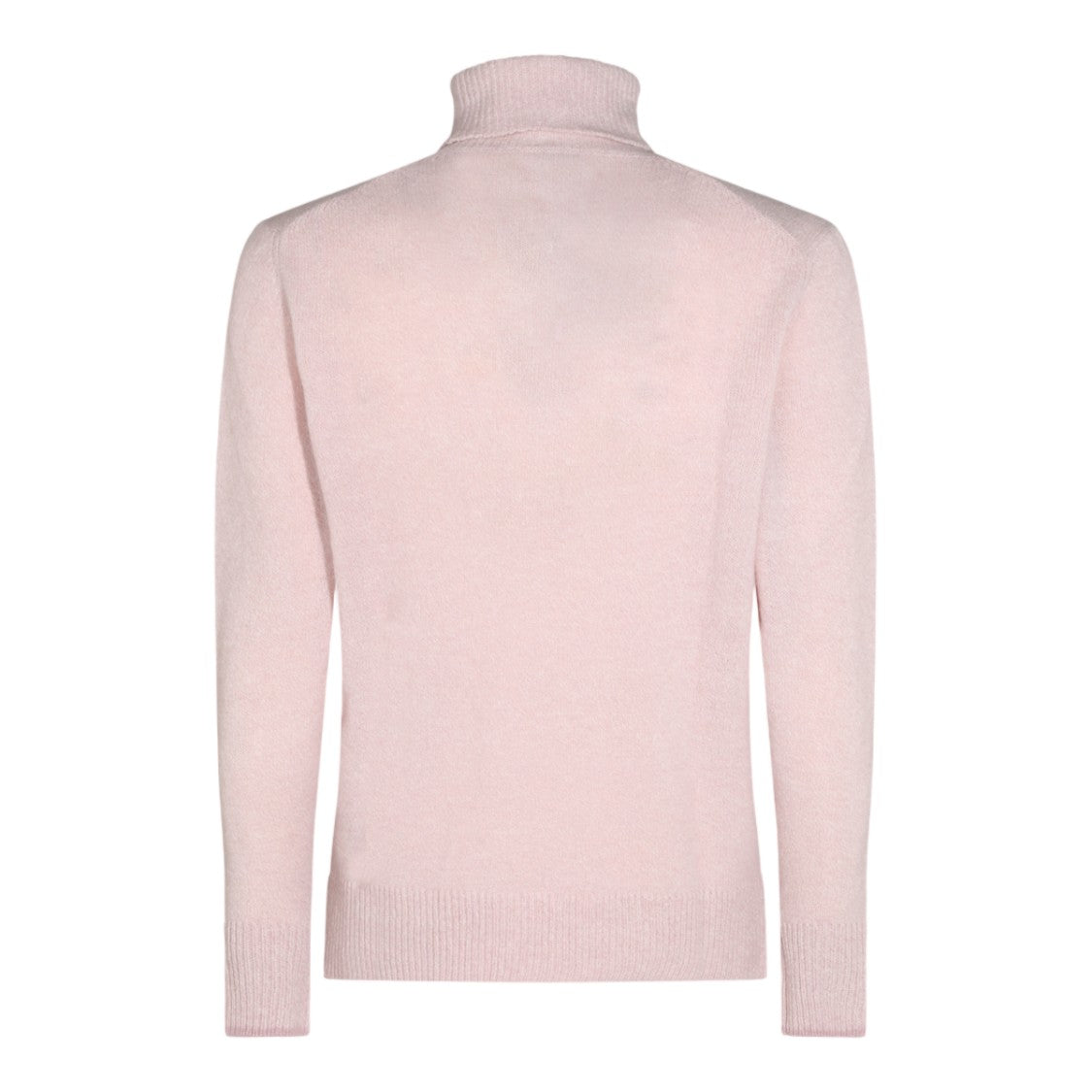 Altea Light Pink Ribbed Turtleneck Sweater