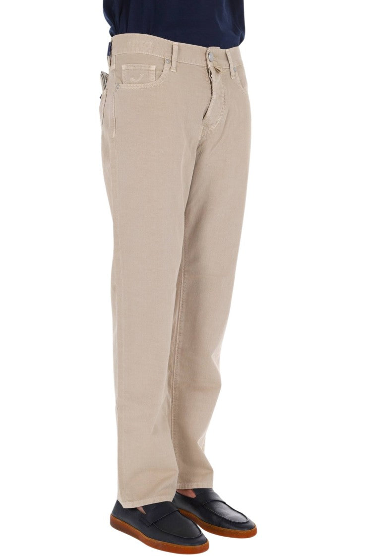 Jacob Cohen Edo Fit Cotton Diagonal Pants