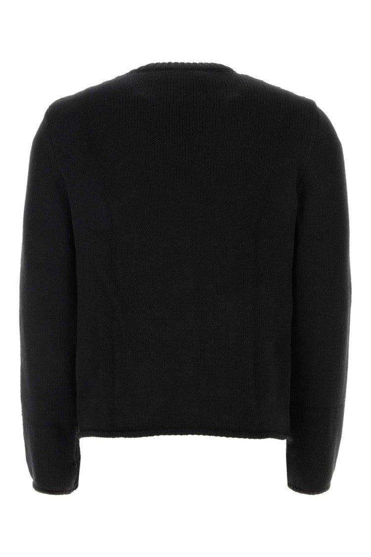 Courrèges Black Cotton Blend Sweater