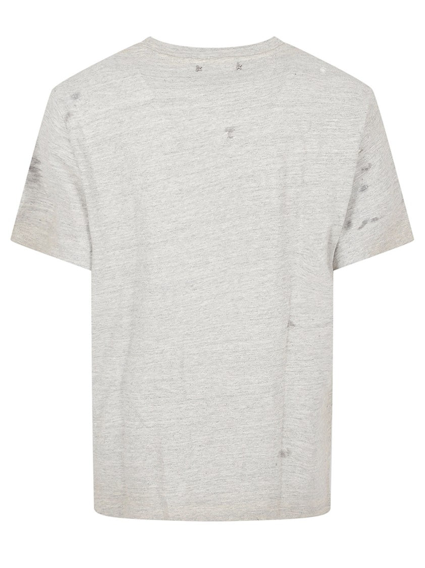 Golden Goose Distressed Cotton Graphic T-Shirt