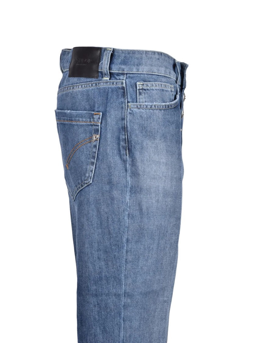 Dondup Blue Koons Cotton Jeans