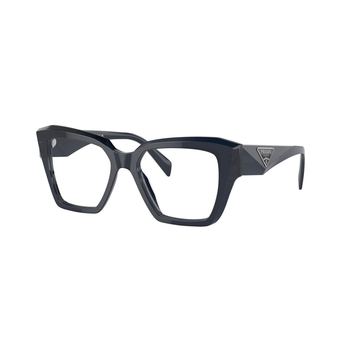 Prada 0Pr 09Zv Oversized Blue Acetate Eyeglasses