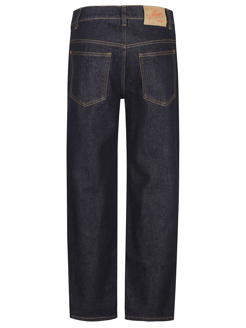 Msgm Ankle Cut Denim Jeans