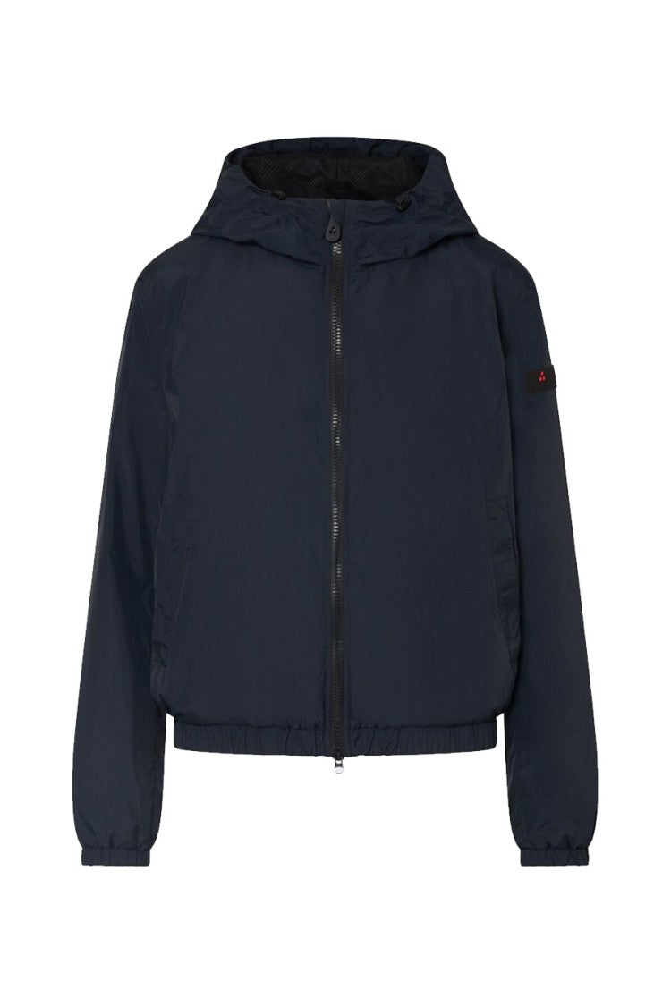 Peuterey Blue Technical Nylon Zip-Up Jacket