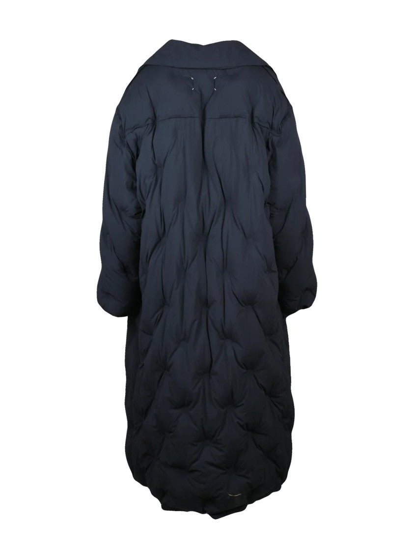 Maison Margiela Black Polyamide Double-Breasted Down Coat