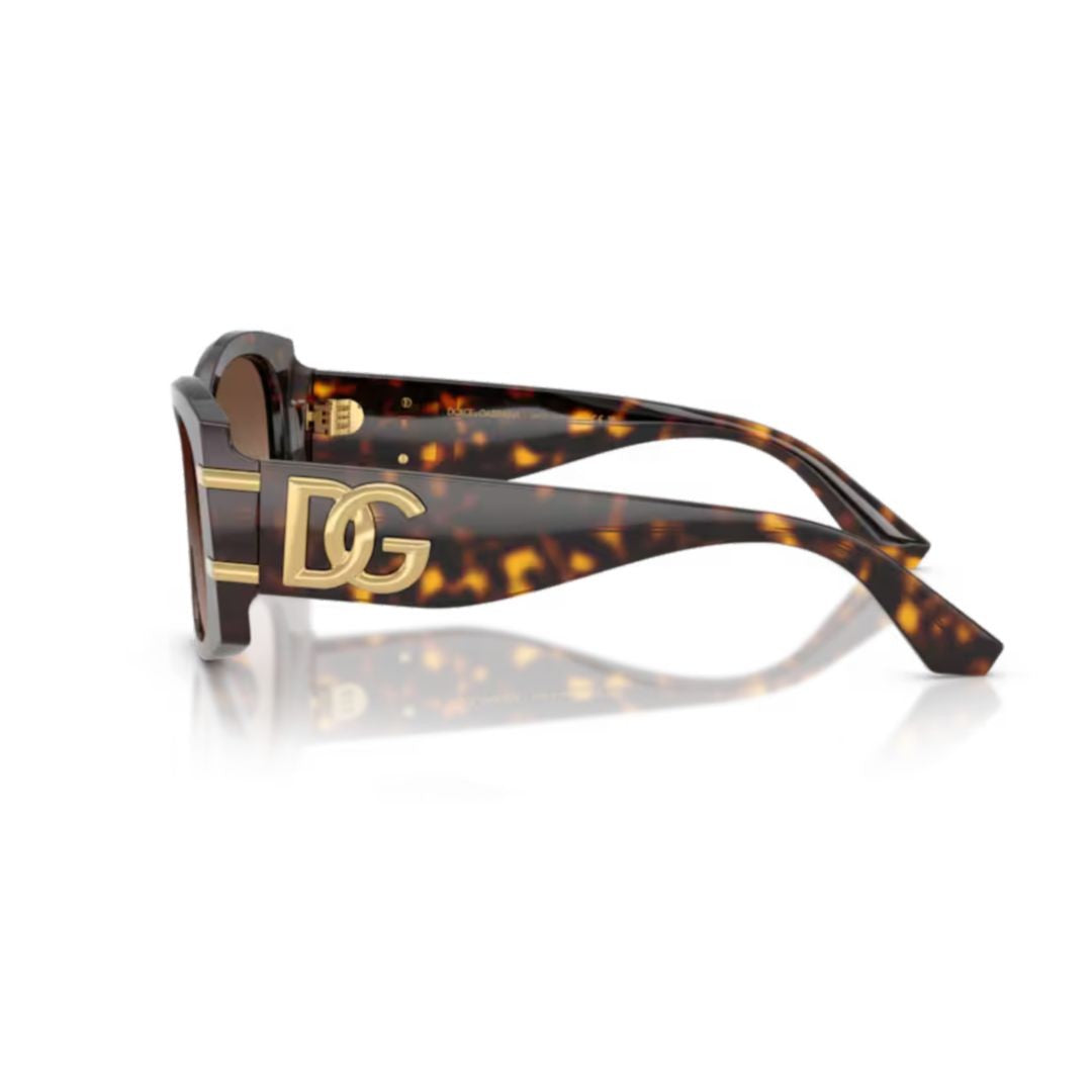 Dolce & Gabbana 0Dg4501 Oversized Tortoiseshell Square Sunglasses