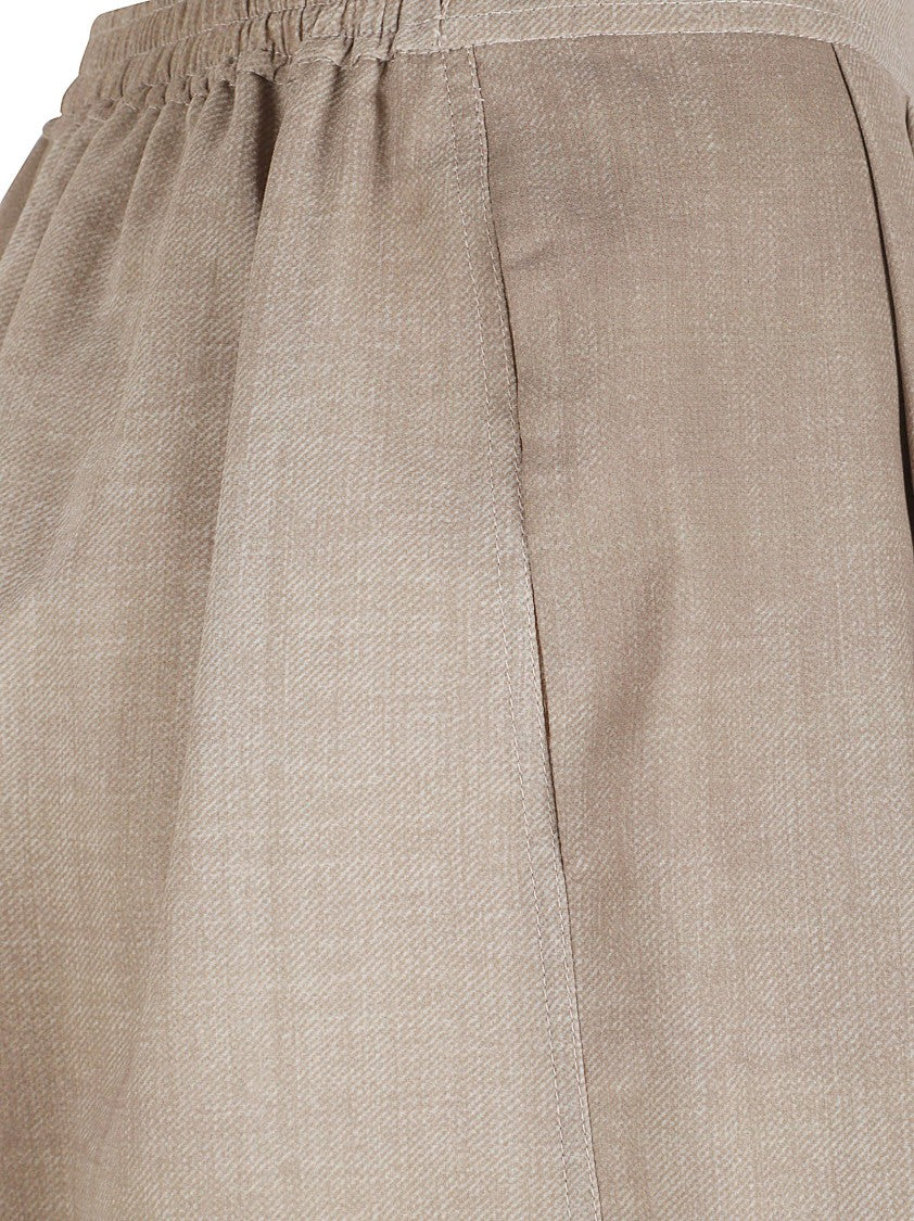 Ermanno Scervino High-Waist Relaxed Fit Shorts With Textured Fabric