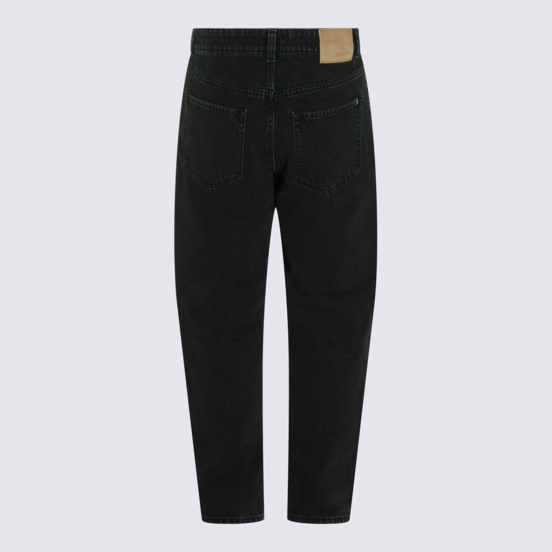 Canali Straight-Leg High-Waisted Jeans With Minimalist Design
