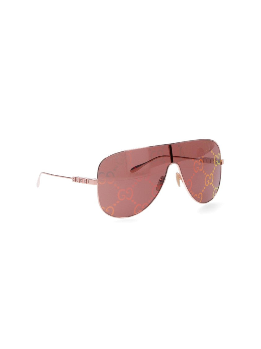 Gucci Visor Sunglasses – Rose Gold