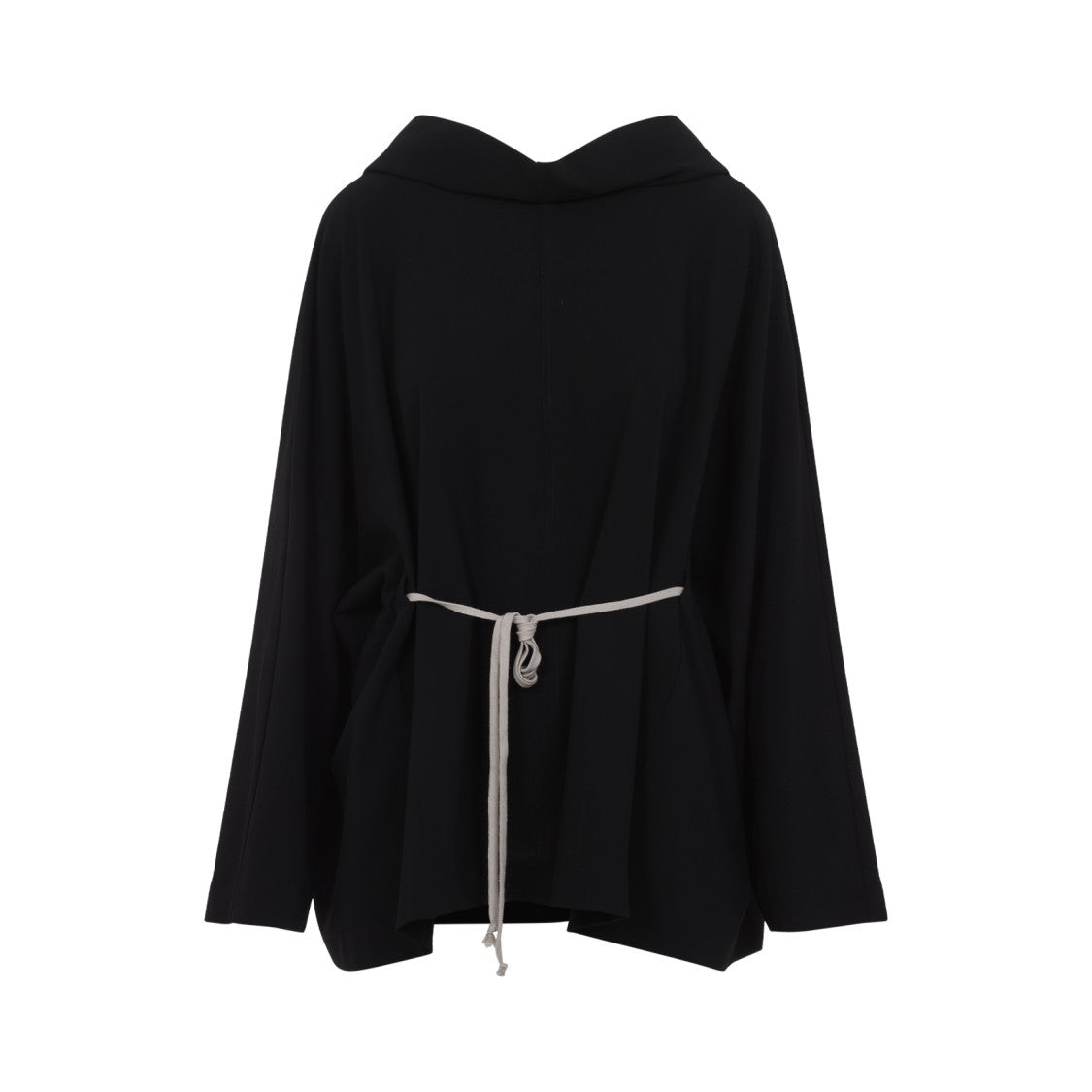 Rick Owens Hooded Tunic Mini Dress