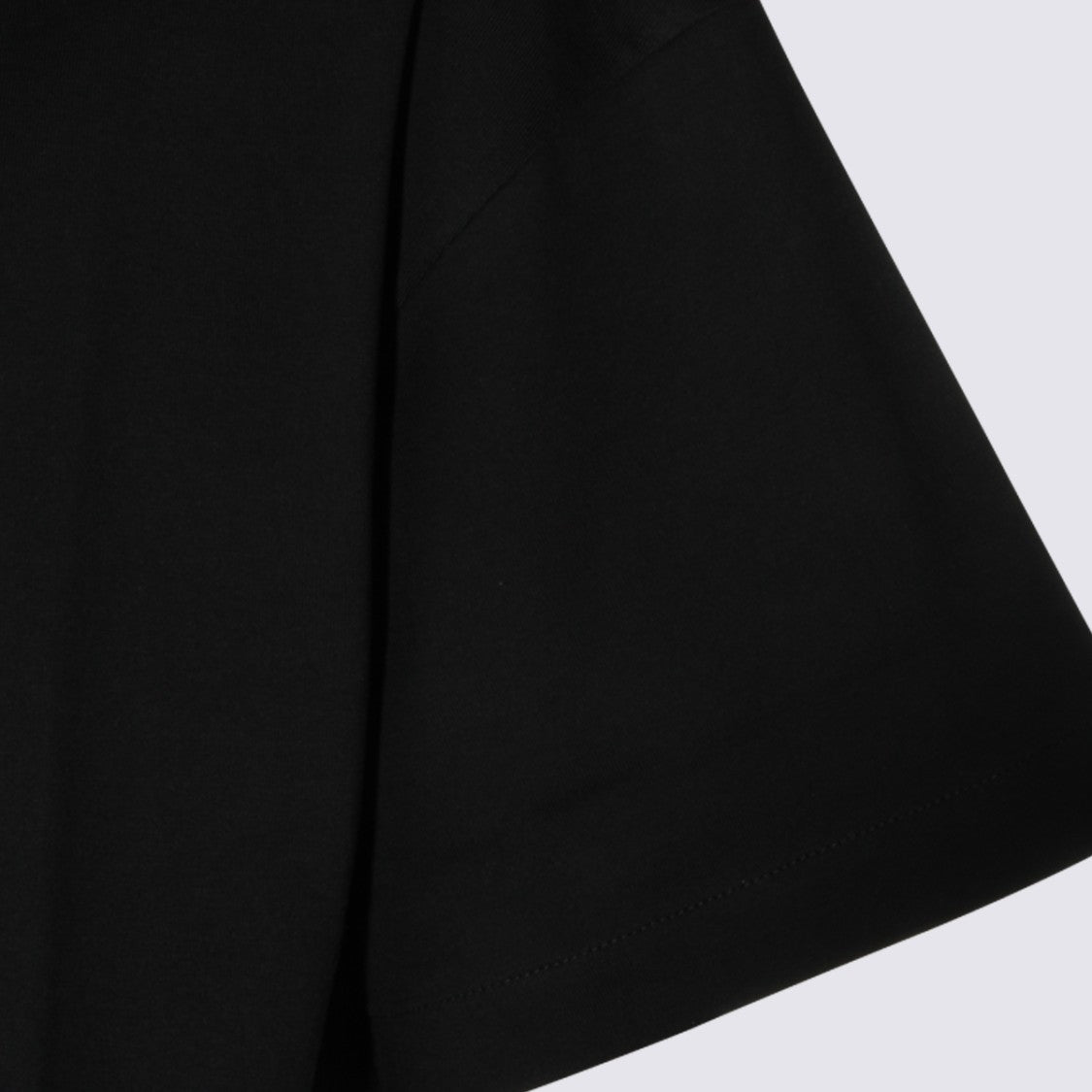 Jil Sander Minimalist Black T-Shirt With Classic Crew Neckline