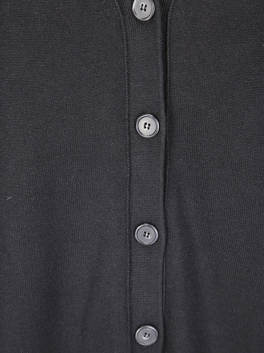 Stefano Mortari V-Neck Button-Down Cardigan With Asymmetrical Hem