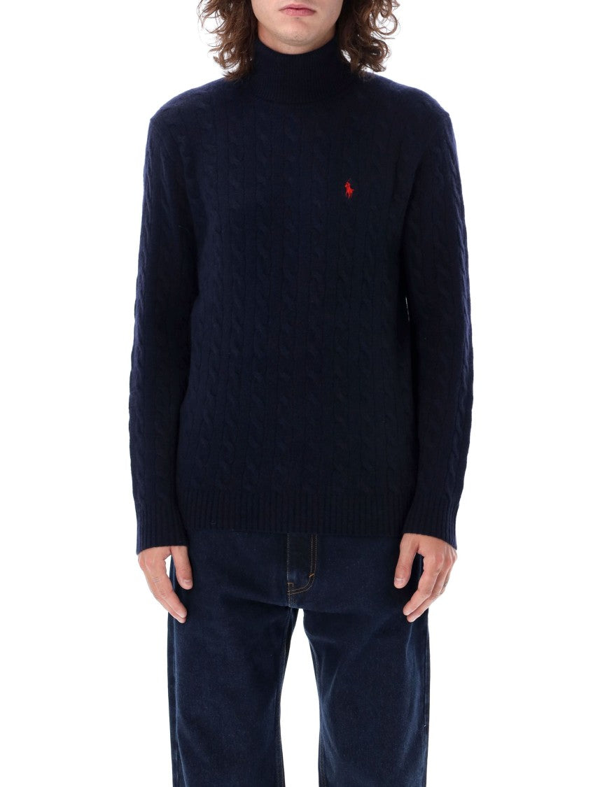 Polo Ralph Lauren Cable Knit High-Neck Sweater