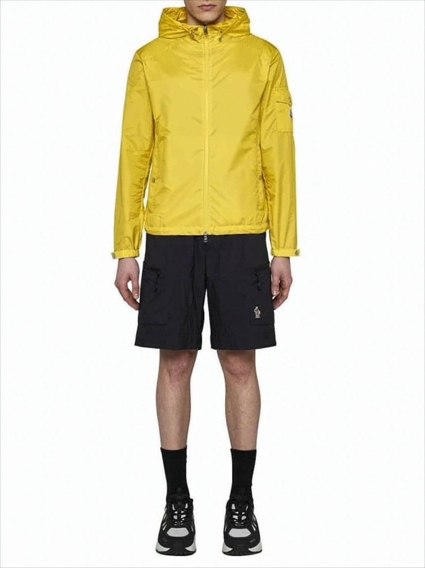 Moncler Lightweight Yellow Jacket With Design