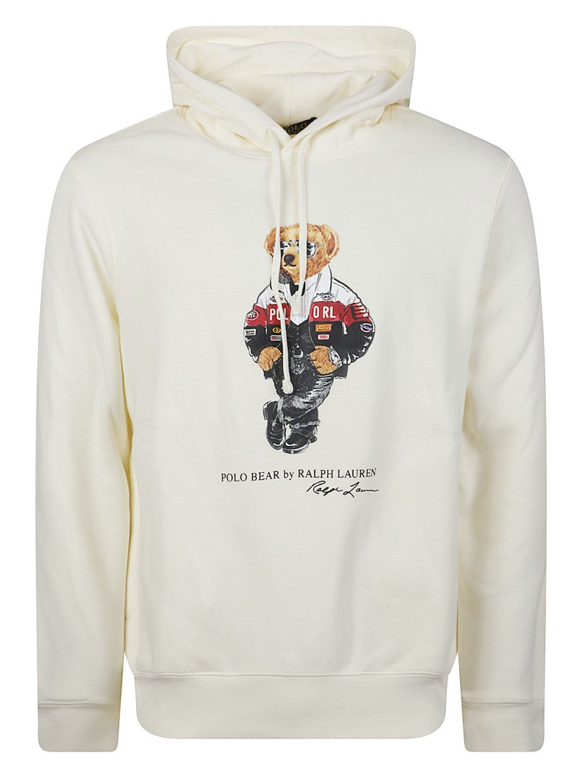 Polo Ralph Lauren Bear Graphic Cotton-Blend Hoodie