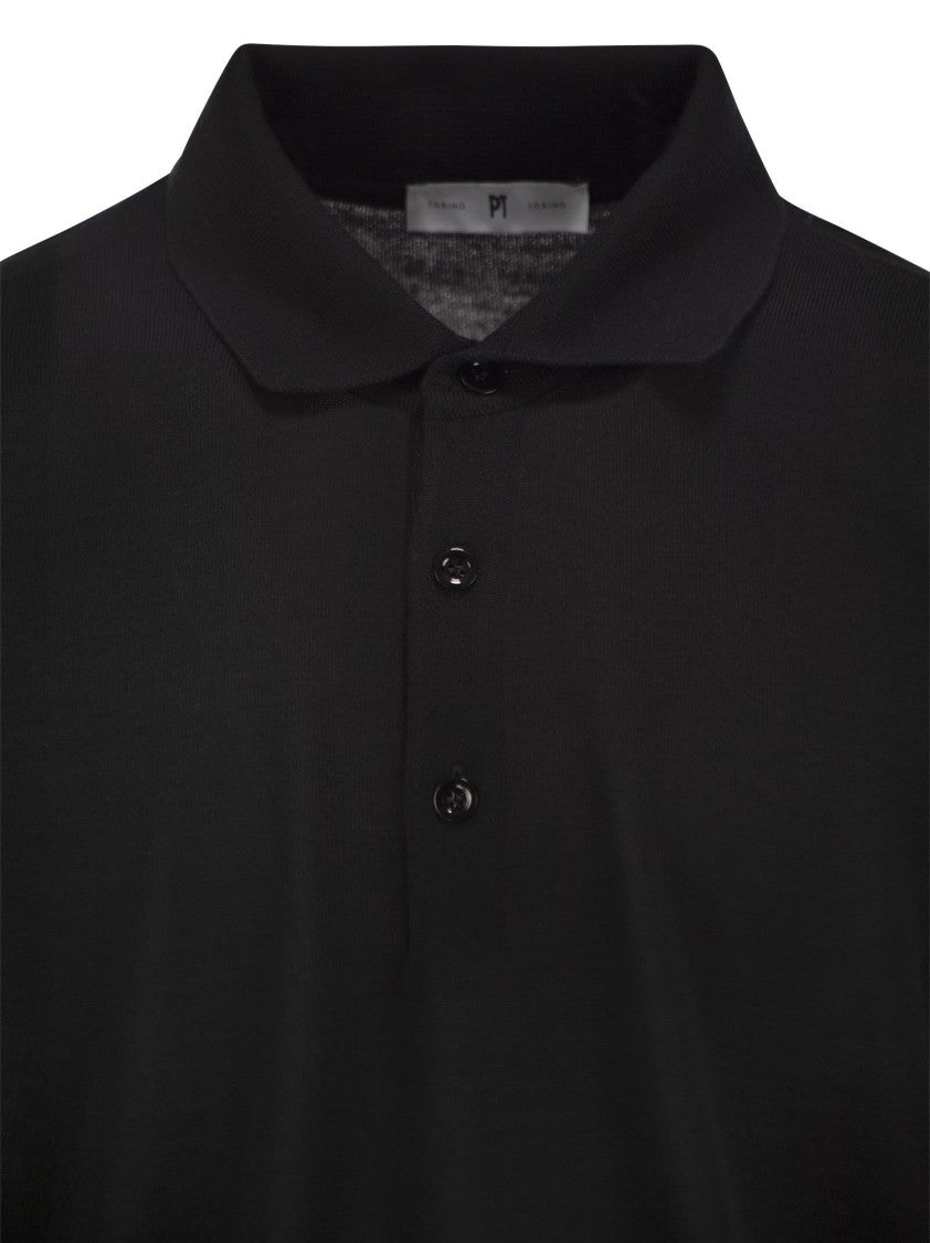 Pt Torino Wool Polo Shirt
