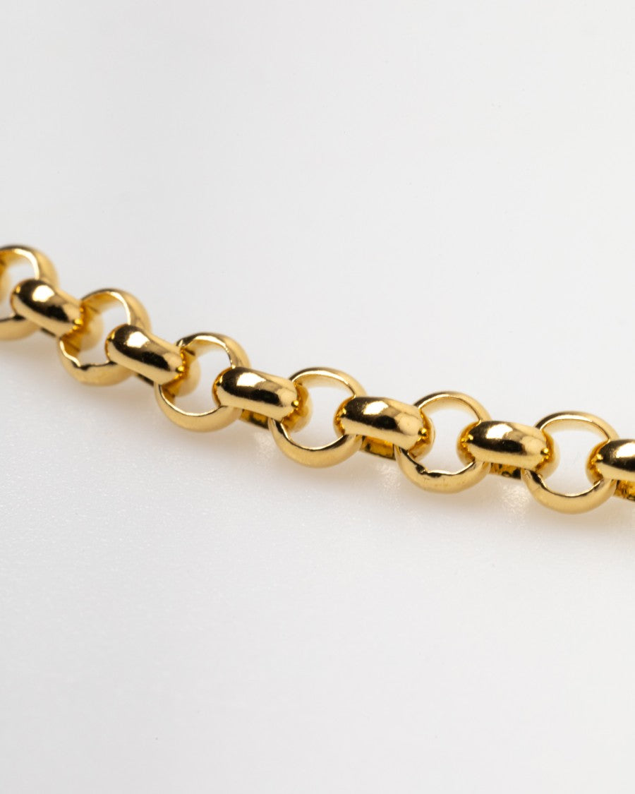 Bar Jewellery Chunky Chain Necklace – Gold-Plated Silver