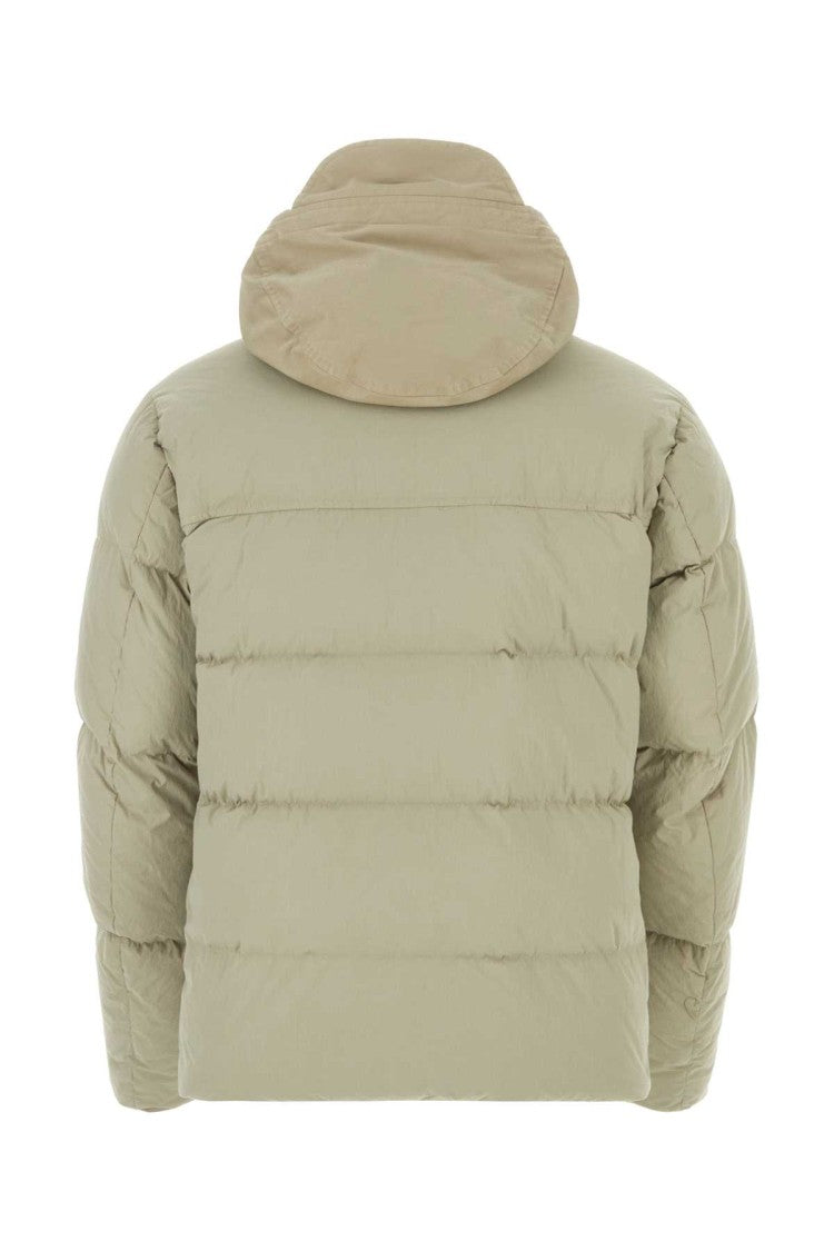 Ten C Sand Nylon Grays Down Jacket