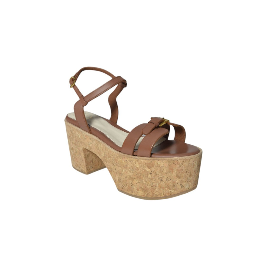 C Love Anna Platform Clogs In Leather