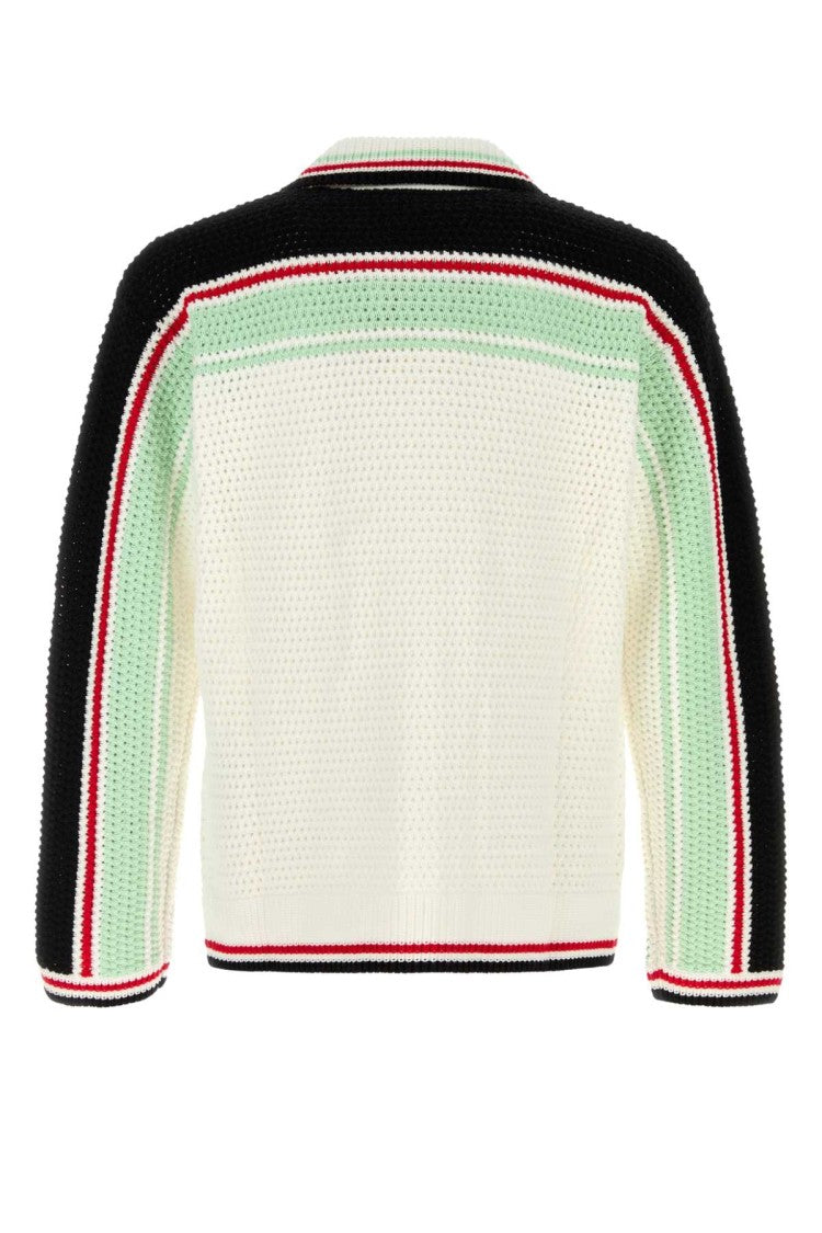 Casablanca White Crochet Shirt