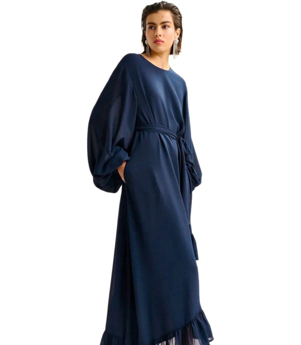 Essentiel Antwerp Iflower Navy Blue Dress