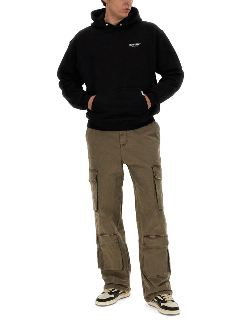 Represent Pullover Front Kangaroo Pocket Hoodie