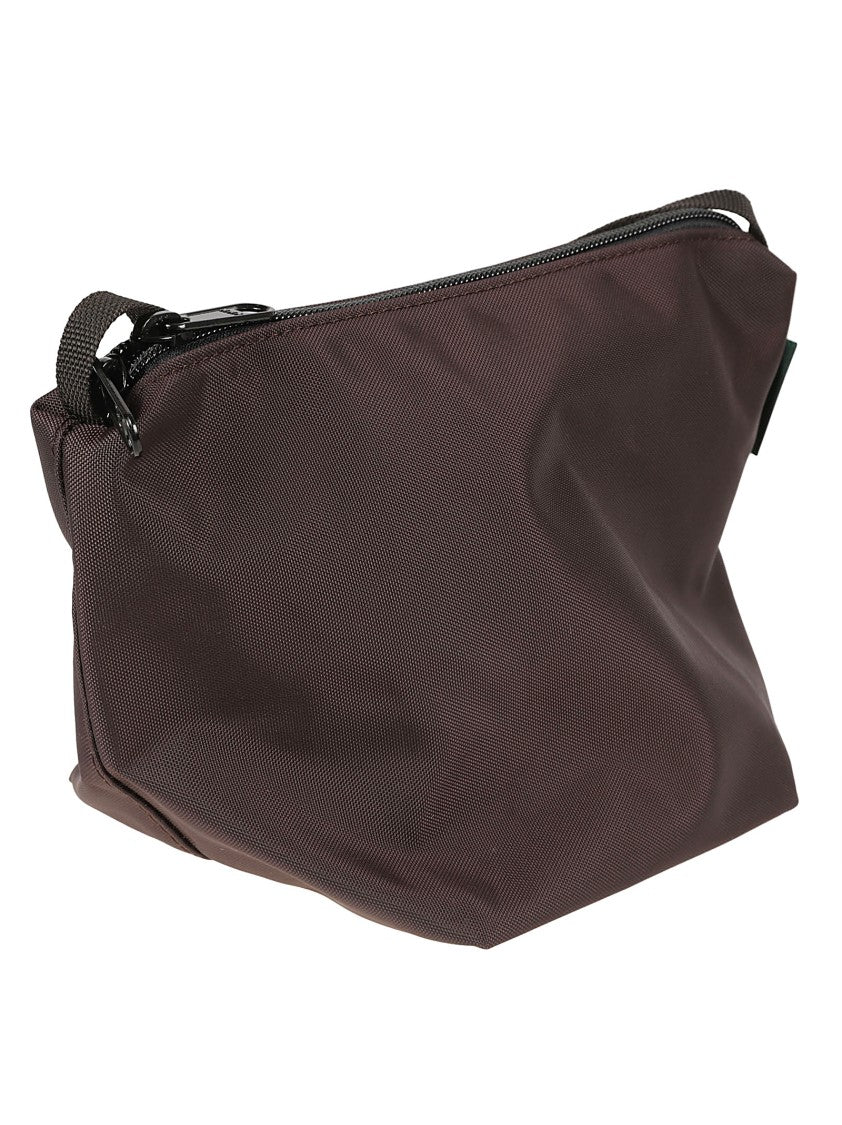 Herve Chapelier Minimalist Brown Bag With Versatile Strap
