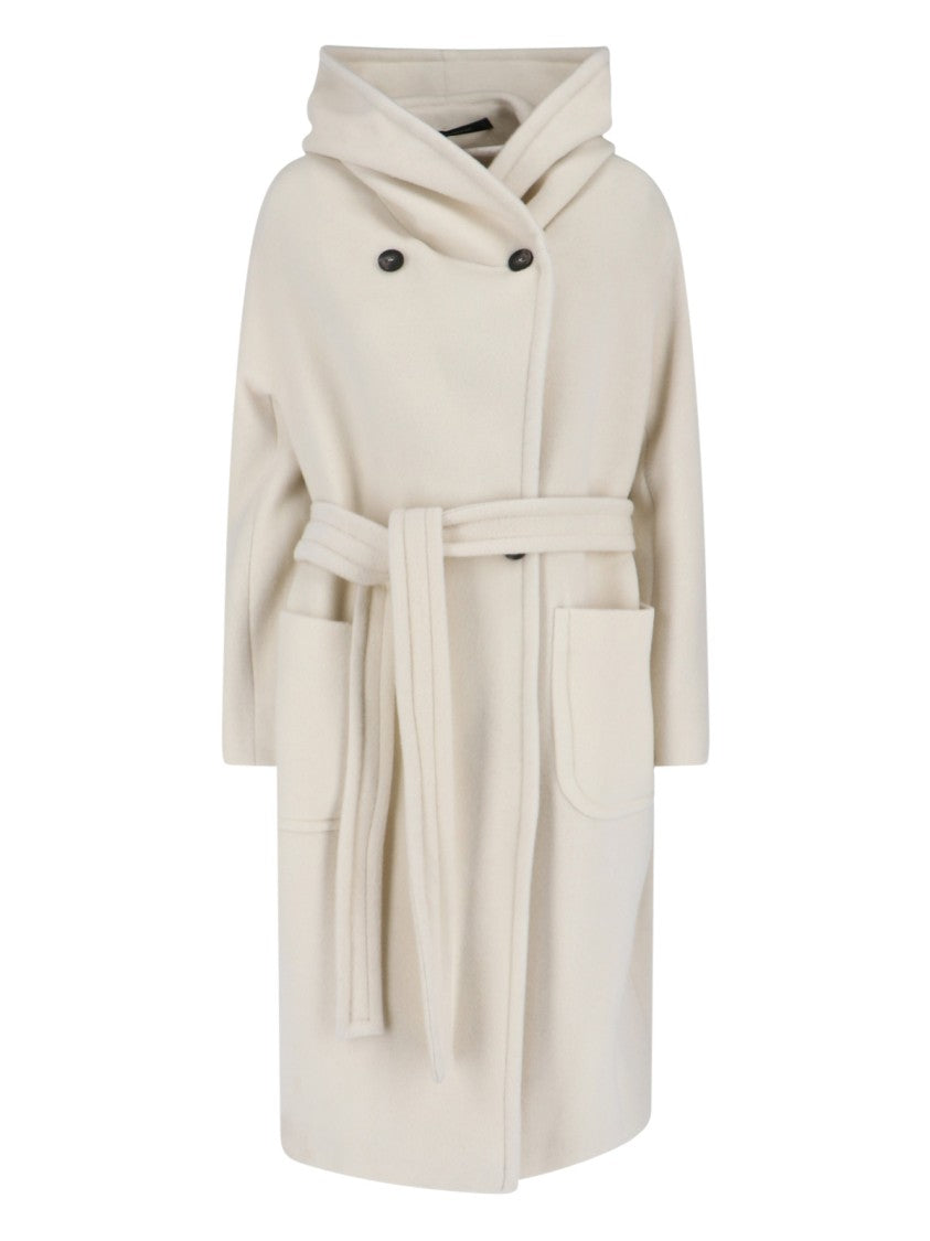 Tagliatore Minimalist White Jacket With Classic Collar And Tailored Fit