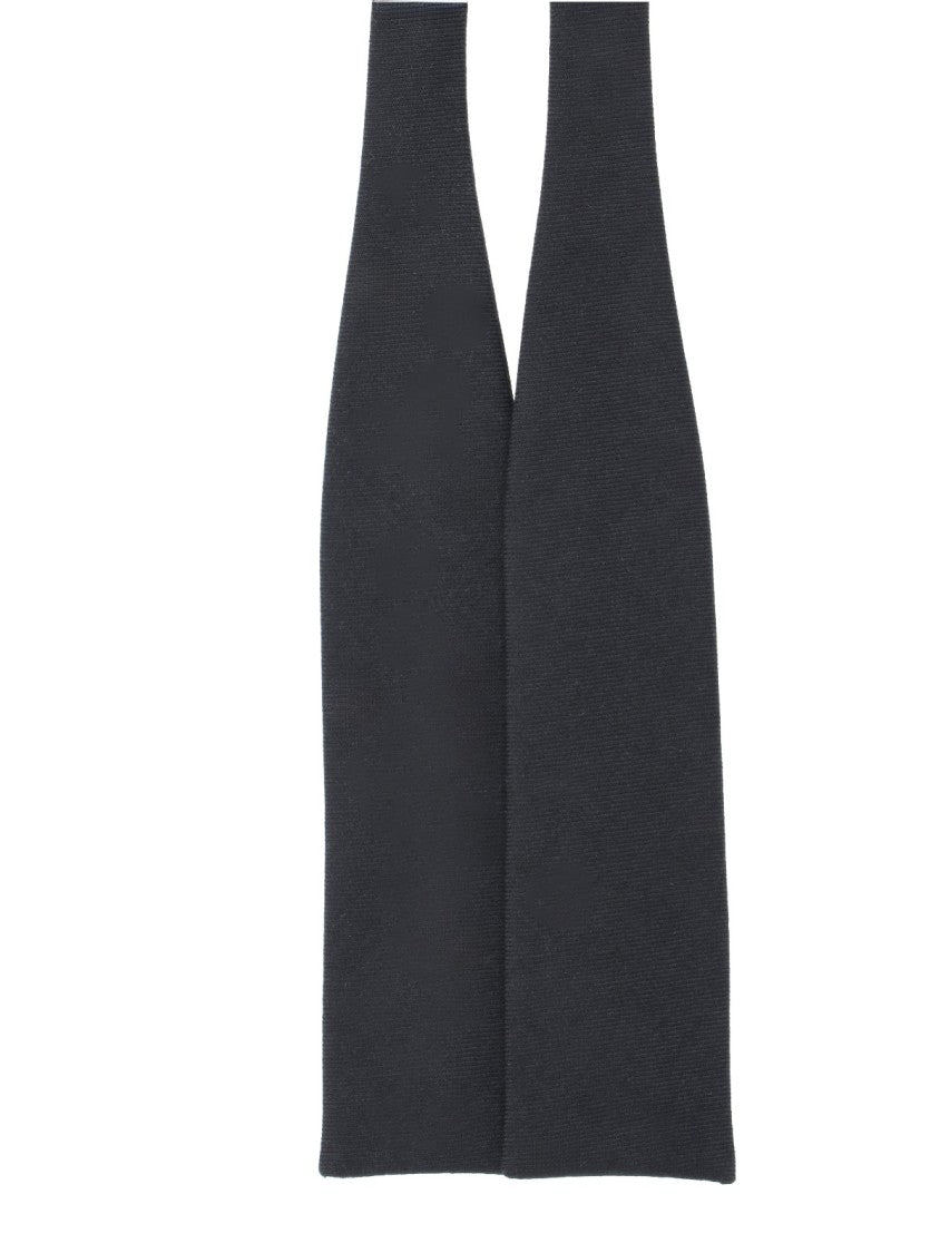 Thom Browne Black Classic Adjustable Wool Bow Tie