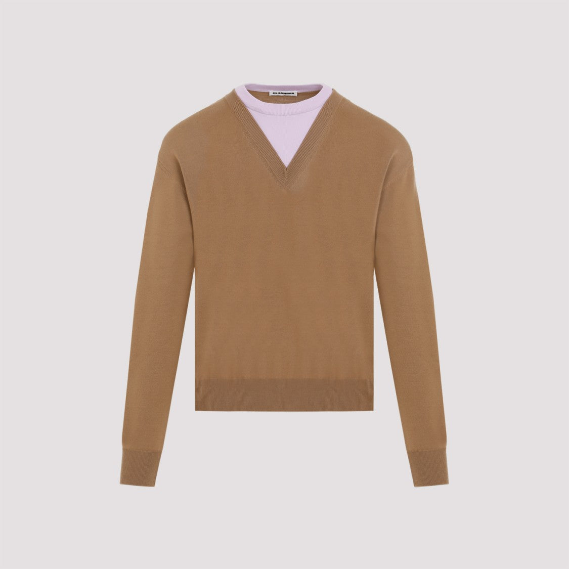 Jil Sander Brown Virgin Wool Pullover