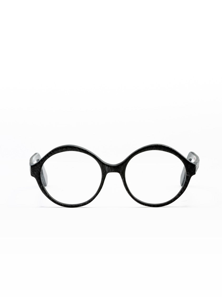 Moli@Limo Black Md135 Rounded Acetate Frames