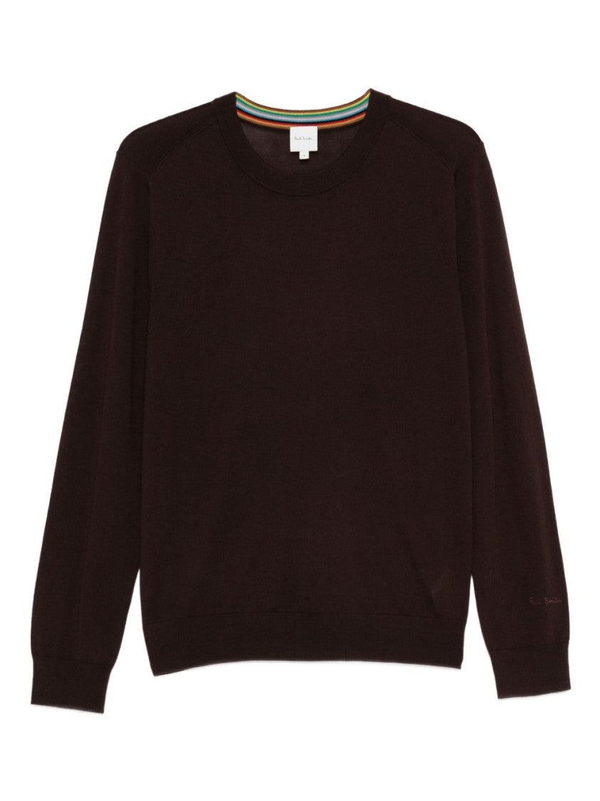 Paul Smith Classic Brown Crew Neck Sweater