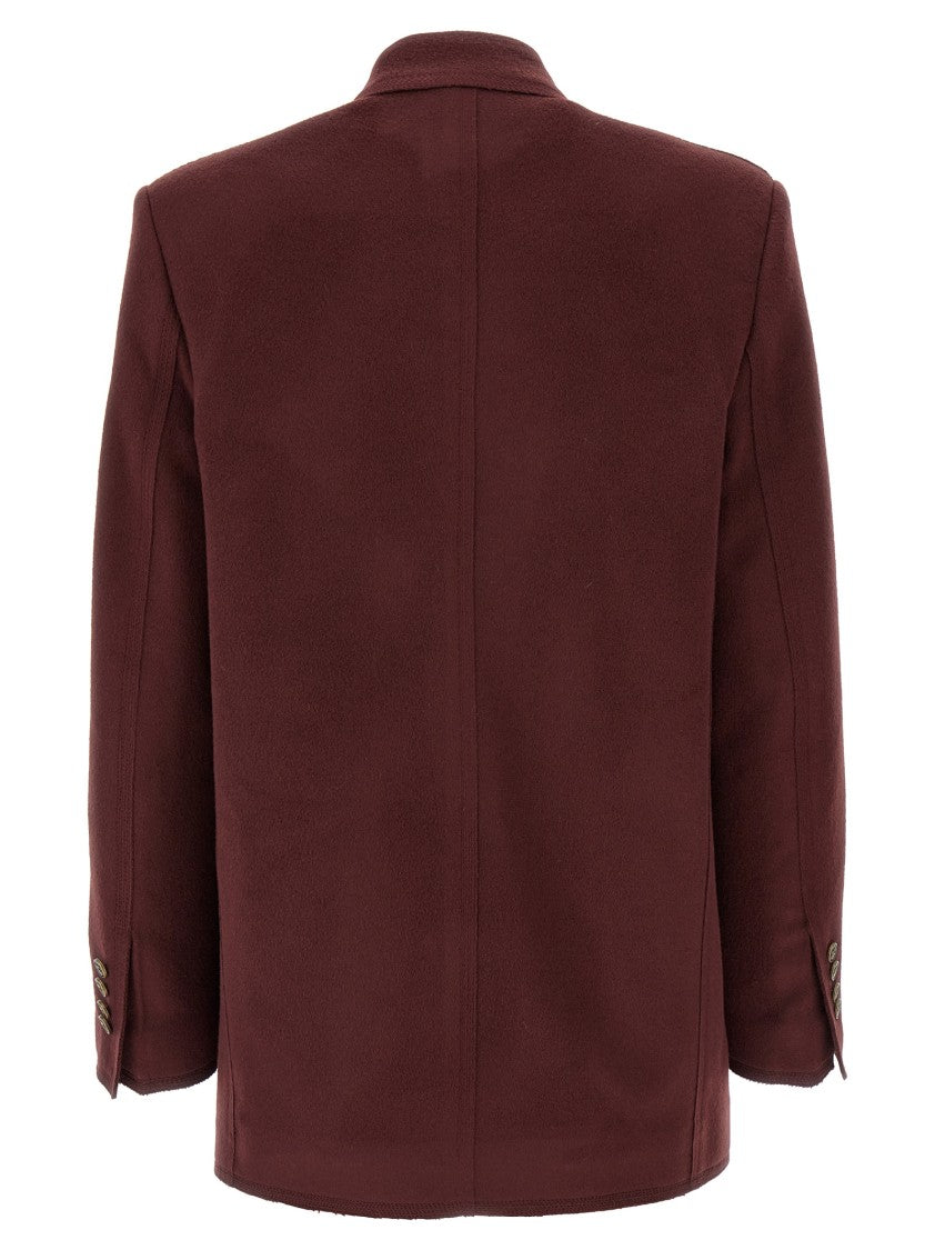 Etro Oversized Double-Breasted Wool And Cashmere Blazer