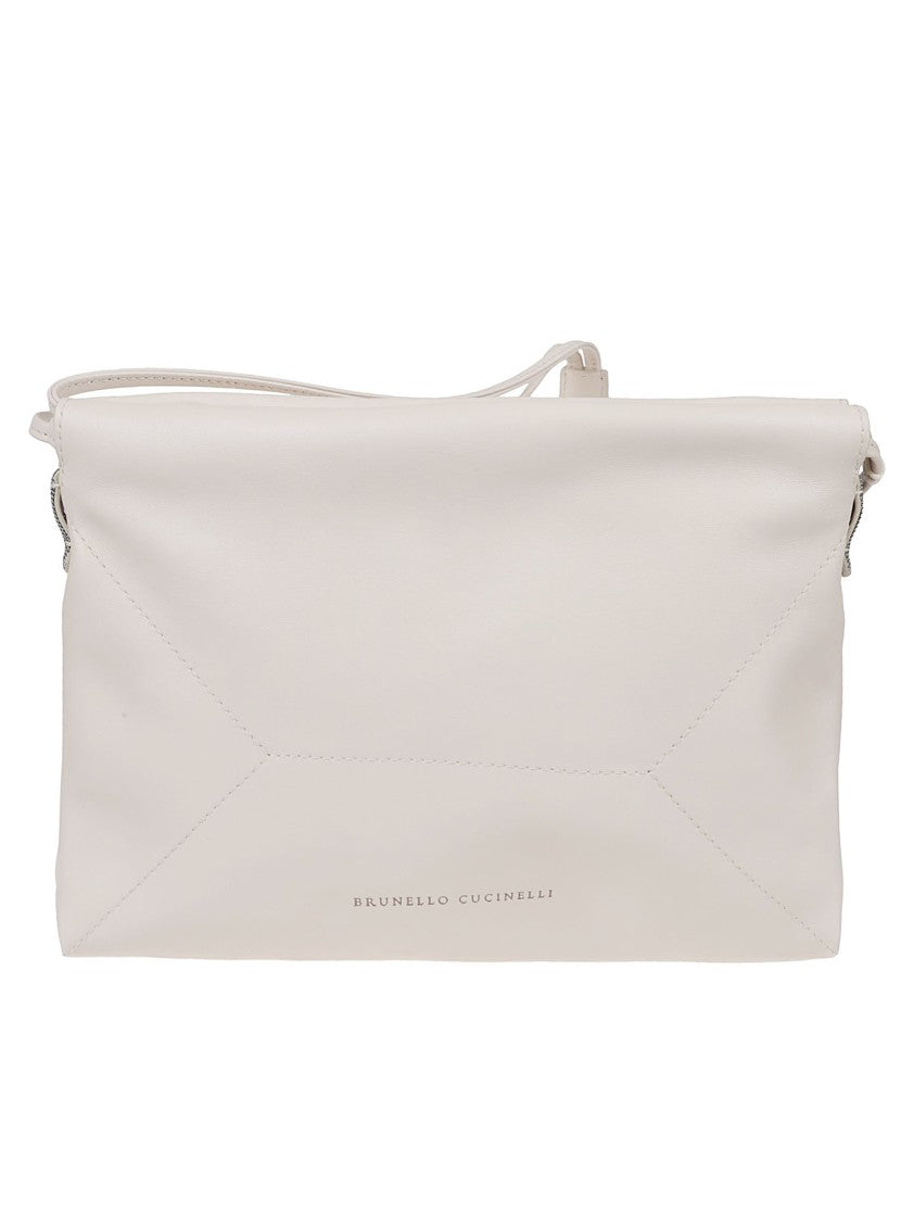 Brunello Cucinelli Rectangular Ivory Bag