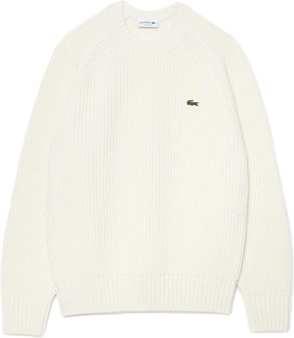 Lacoste Structured Sweater With Minimalistic Detailing