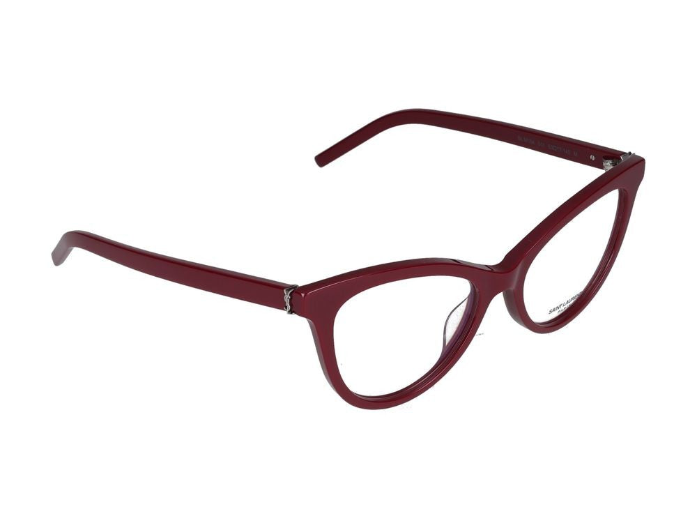 Saint Laurent Eyeglasses Sl M164 011 Burgundy Burgundy Tra 53/17/145