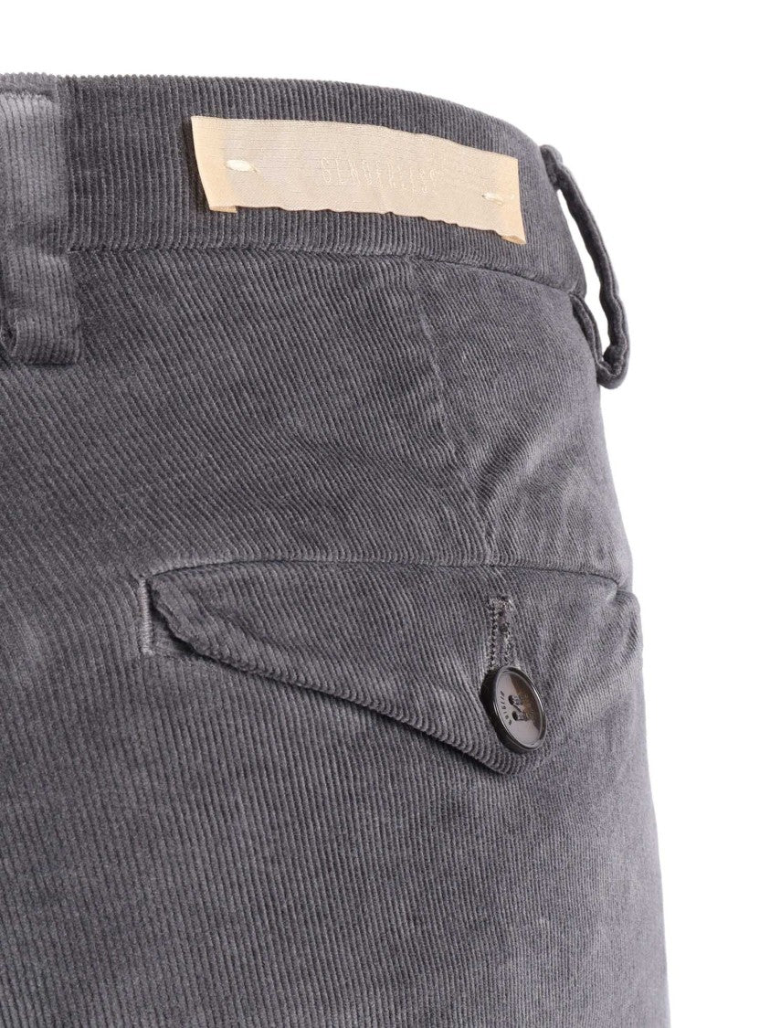 Briglia Straight Leg Textured Corduroy Straight-Leg Pants