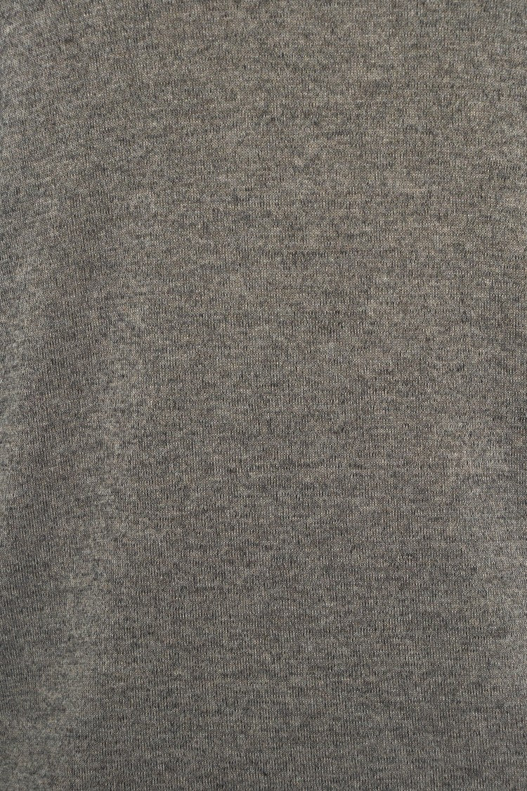 Transit Heathered Knit Sweater With Classic Round Neckline And Structured Fit