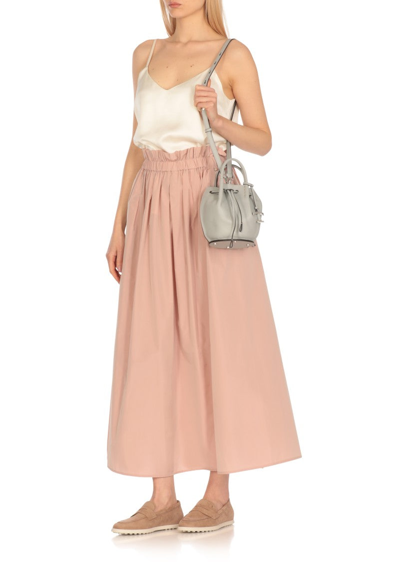 Tod's Light Blue Leather Bucket Bag