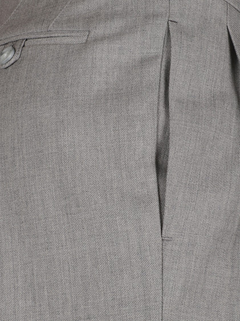 Victoria Beckham Straight-Leg Trousers With Tailored Silhouette And Subtle Sheen